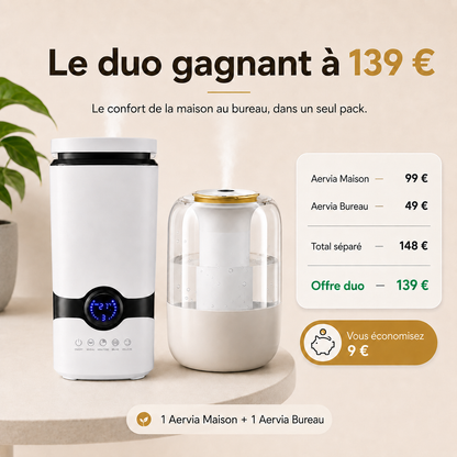 Aervia Duo — Maison + Bureau