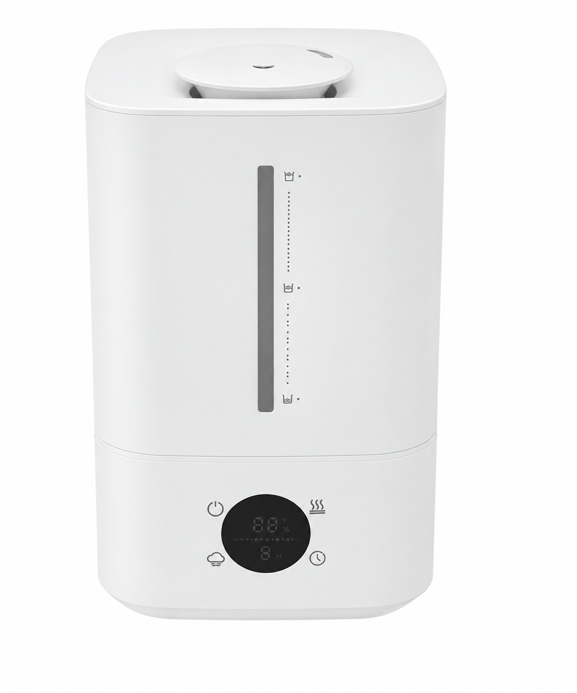 Humidificateur d'air Aervia Large 6 L blanc, vue de face