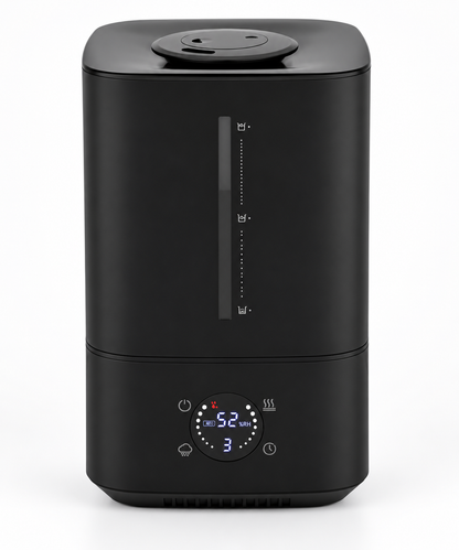 Humidificateur d'air Aervia Large 6 L noir, vue de face
